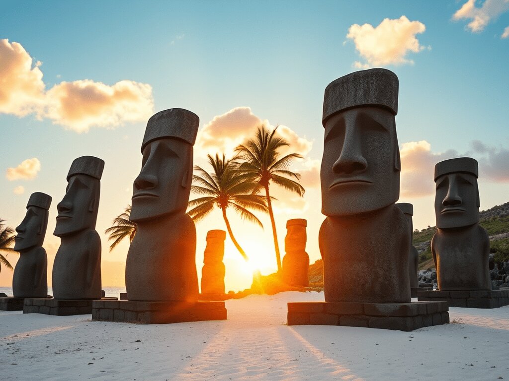 La isla de Pascua La isla de Pascua