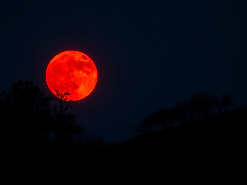 La luna roja