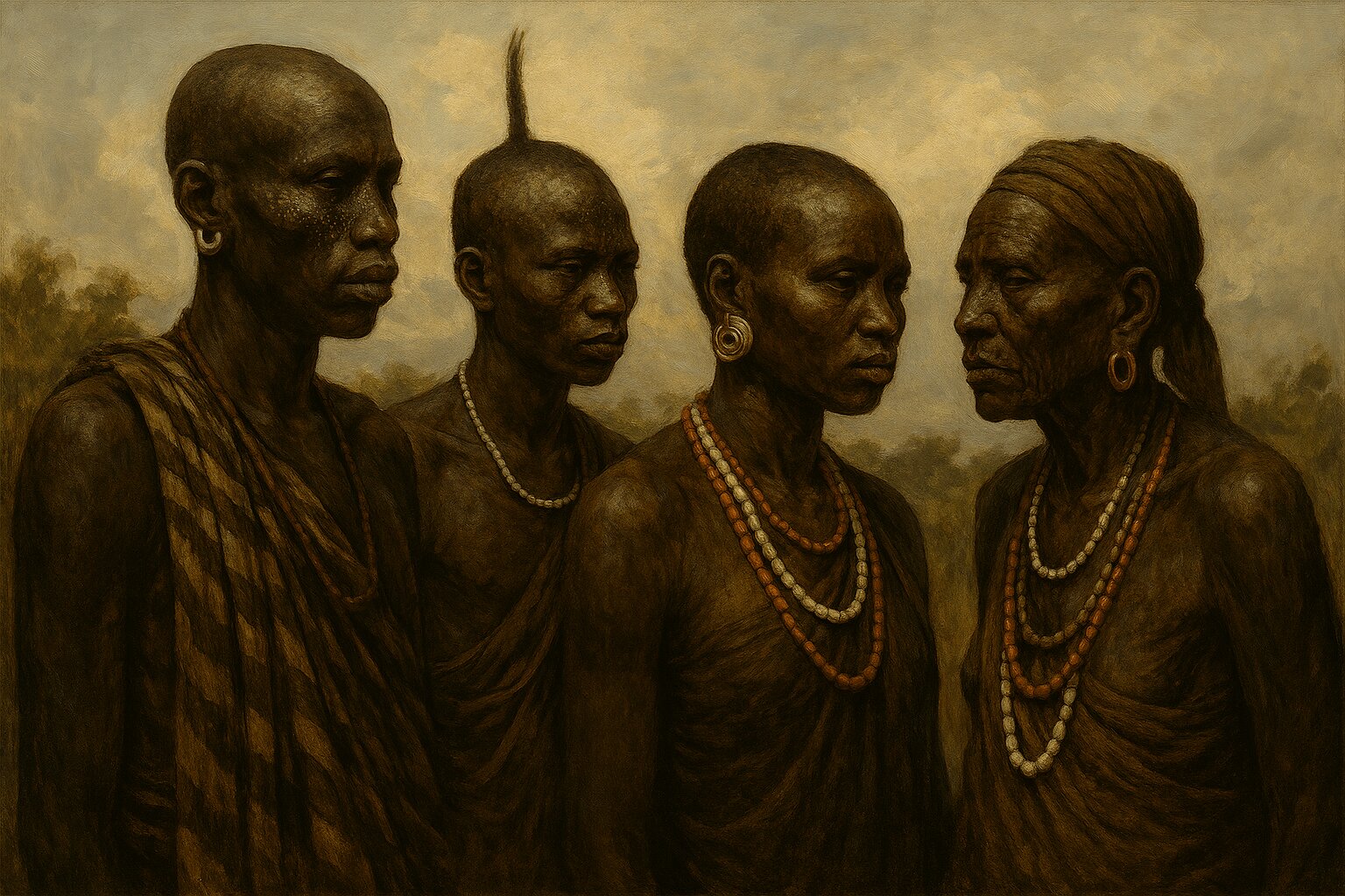 La tribu Dinka de Sudán del Sur La tribu Dinka de Sudán del Sur