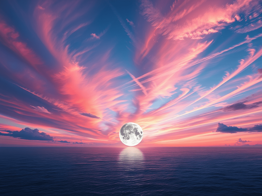 Azules, rosas, violetas