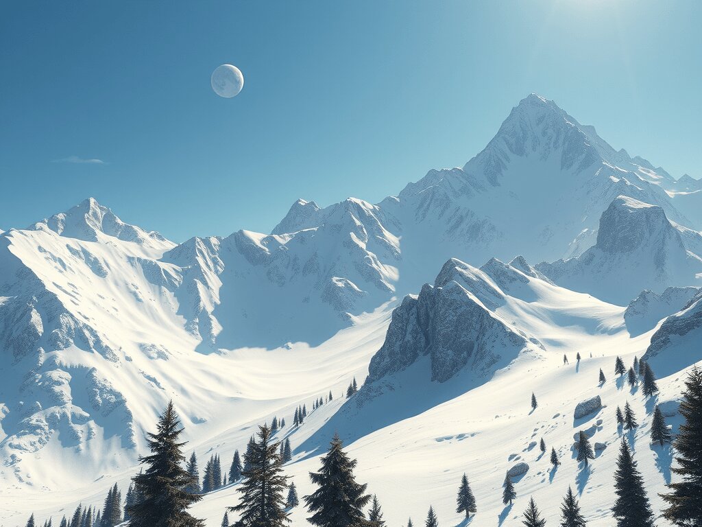 El paisaje de alta montaña El paisaje de alta montaña