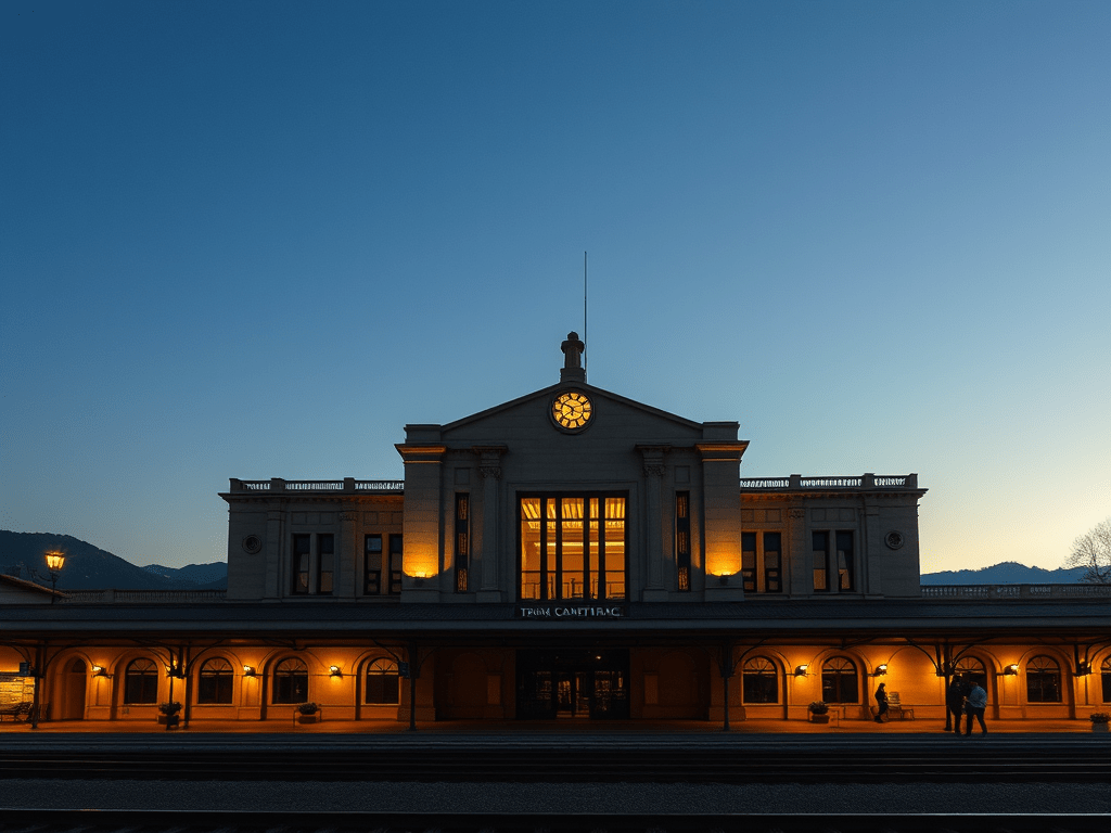 La estación de Canfranc