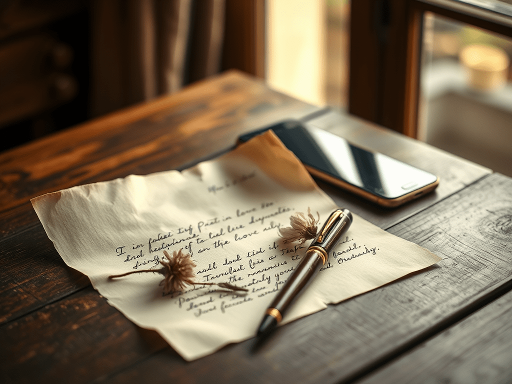 Ya no escribimos cartas de amor