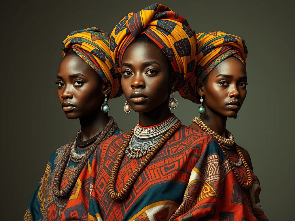 La vestimenta de la etnia negra