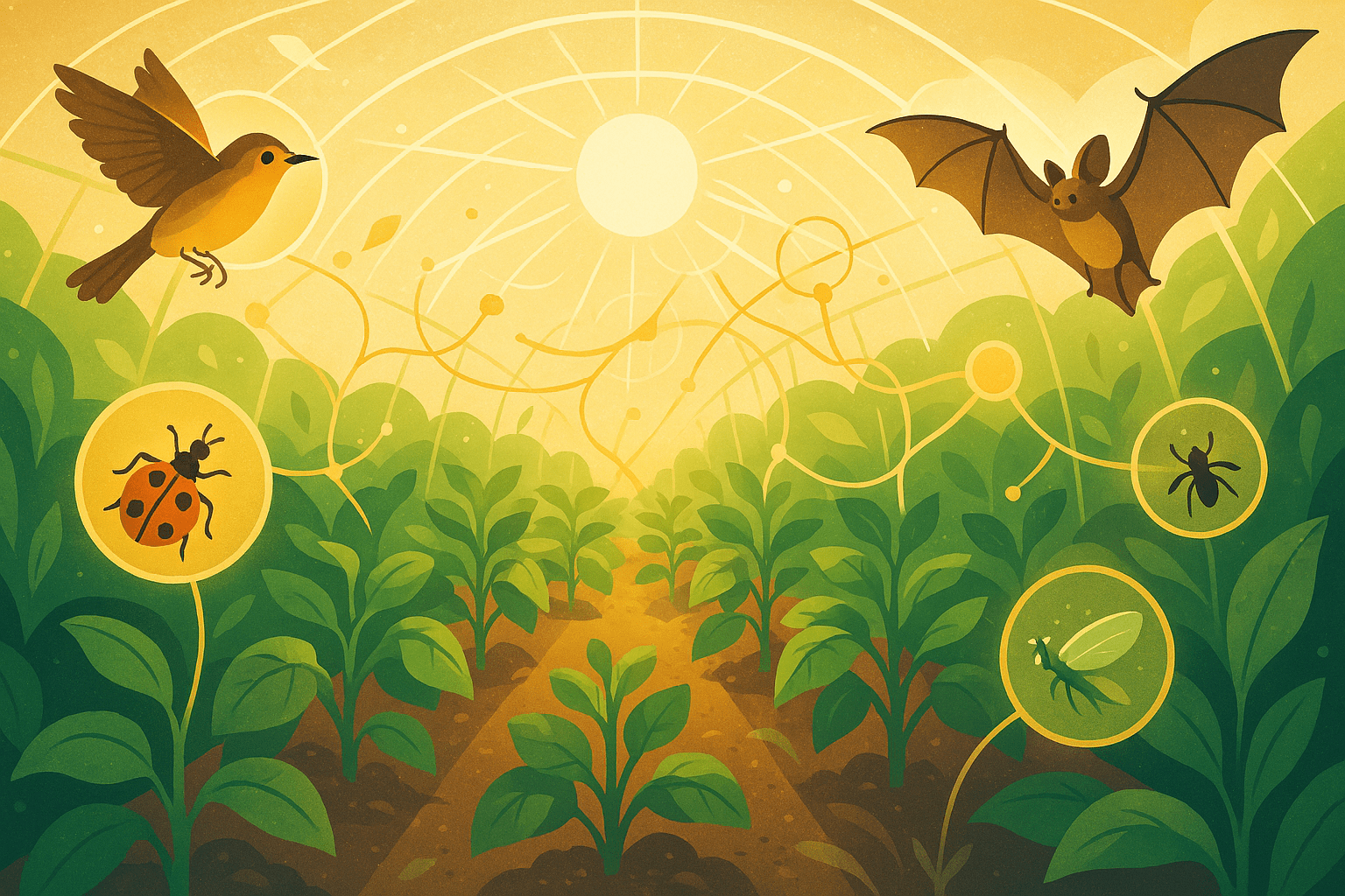 Control biológico en la agricultura